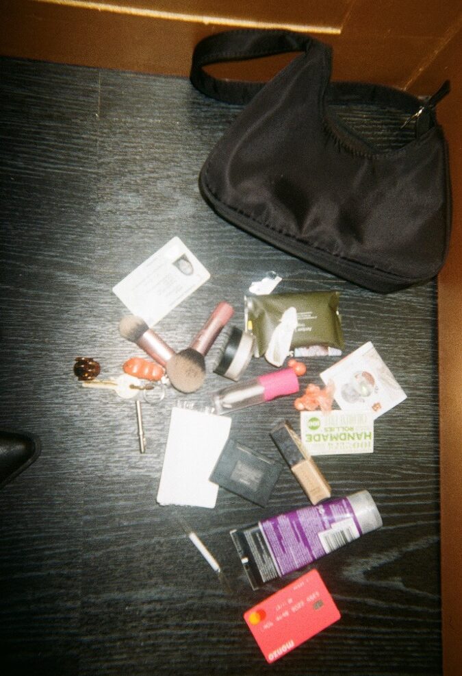 Handbag contents.