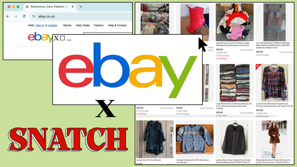 Snatch x eBay: tips and tricks for shoppers and sellers on eBay