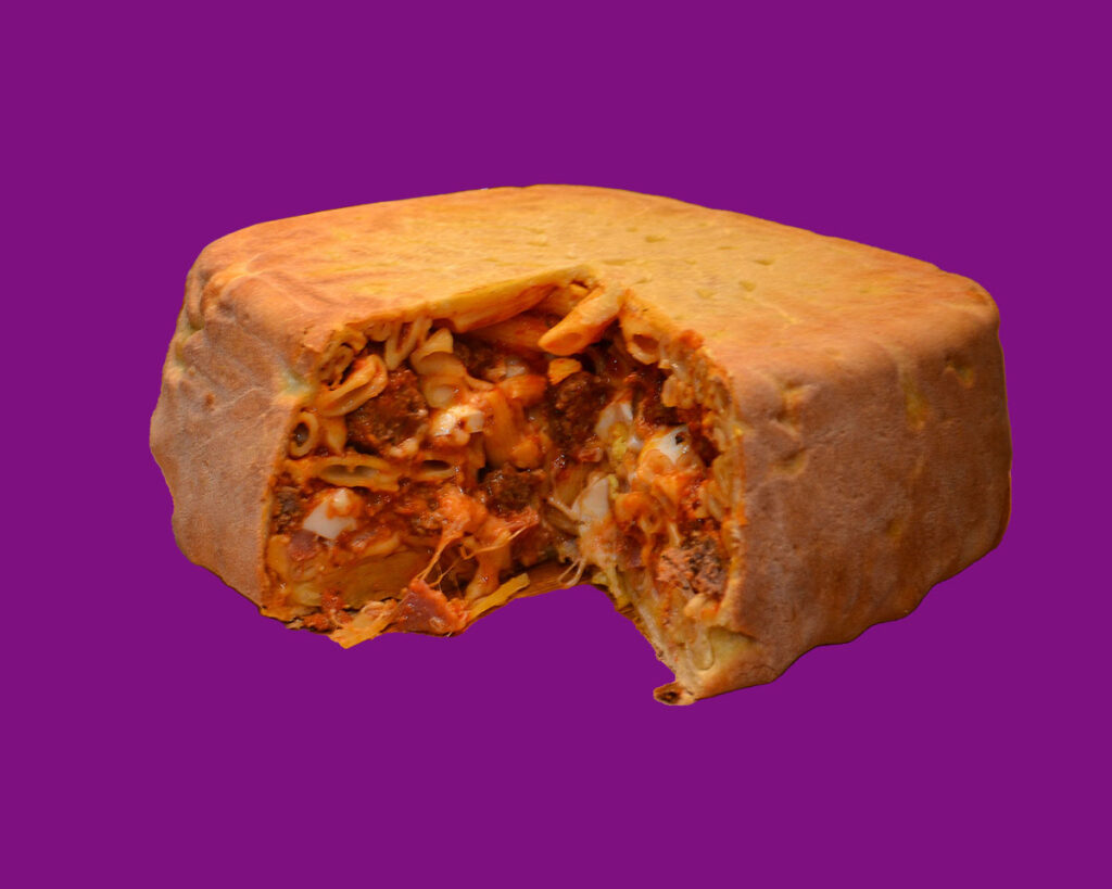The “bomb” (Timballo di Pasta)
